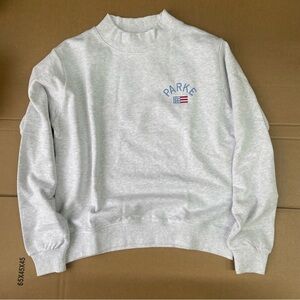 Parke Men's Crewneck Sweater in Light Gray